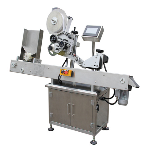 Надежден производител на машини за етикетиране на автоматични стикери в производствена линия 