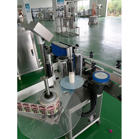 Пълна автоматична фармацевтична флакон Машина за етикетиране на течности за капкови флакони за капки за очи 