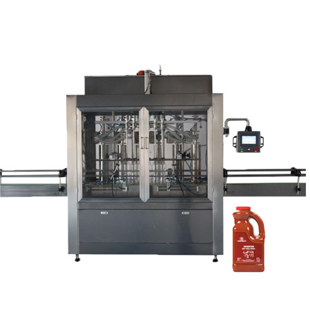 Автоматична производствена линия за пълнене и запечатване на течни машини с висок вискозитет 