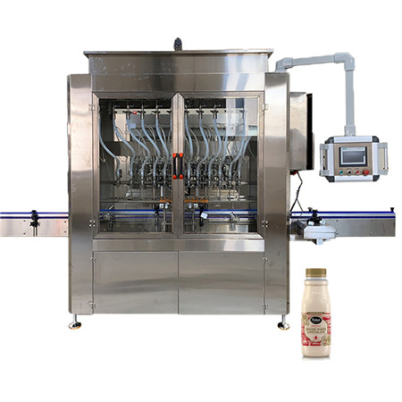 Хоризонтална пневматична машина за пълнене на бутилки за сос от чили със смесване 