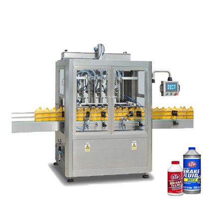 Директни продажби Напълно автоматична запечатваща машина за пълнене на течни бутилки с 4 глави 
