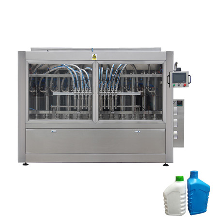 Високопроизводителна машина за автоматично пълнене и пълнене на бутилки с течности 