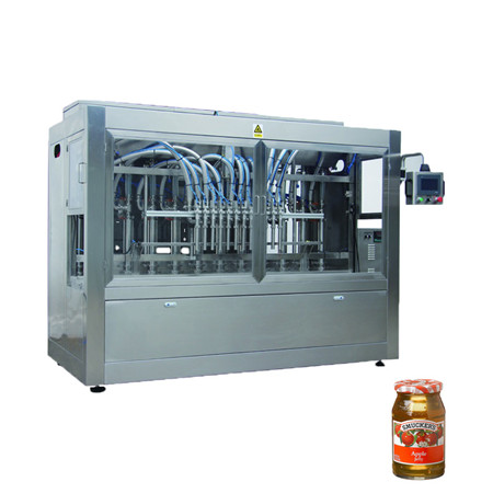 Автоматична машина за пълнене на напитки от стъклена бутилка Опаковъчна машина за плодови сокове Система за горещо пълнене 