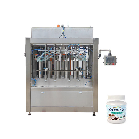 Напълно автоматична SMC бутална линейна 4 дюза 5000 мл машина за пълнене и затваряне на винтове със сок от чиста вода за бурканчета за бутилки (YT4T-4G и CDX-1) 