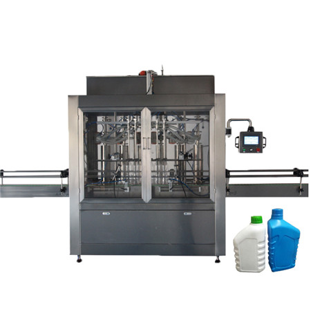 Директни продажби Напълно автоматична запечатваща машина за пълнене на течни бутилки с 4 глави 